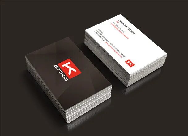 ENKO business card design by cubedesigners