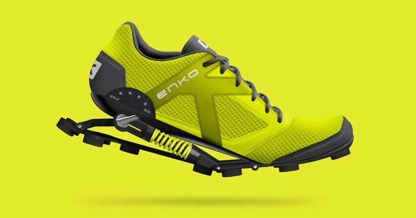 Design design ENKO running shoes by cubedesigners