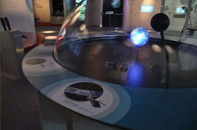 Interactive exhibition on weather and climatic phenomena.
